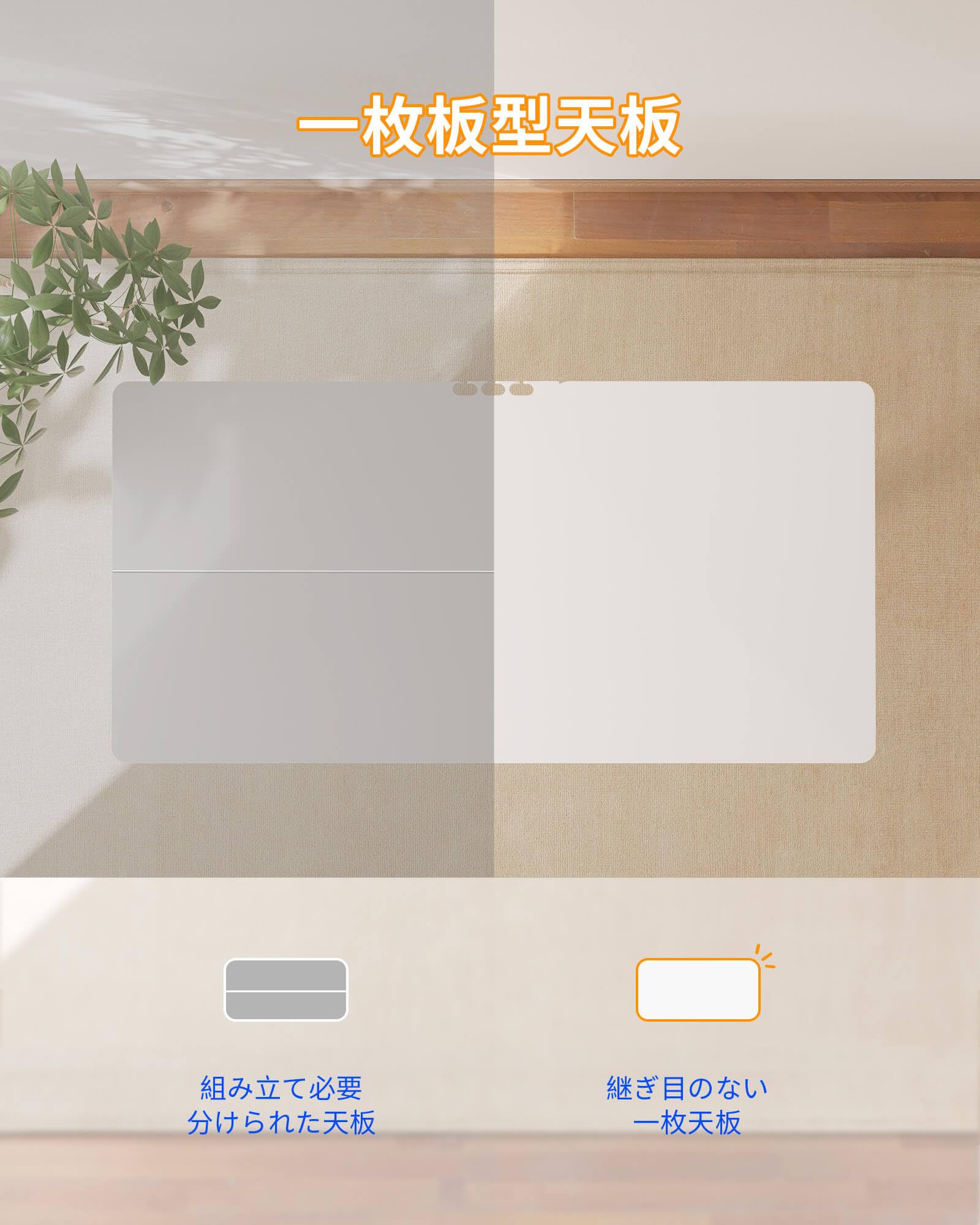 Amazon | YIHAYO ローデスク 一枚板 高さ46-72cm 昇降デスク 幅120cm